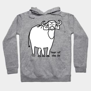 Year of the Ox White Hoodie